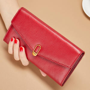 Portefeuille long à fermeture éclair pour femmes, grande capacité, porte-téléphone, design fin - Product Image 2