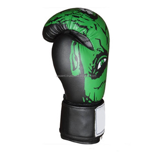 Guantes de doble capa de estilo antiguo, guantes de boxeo especiales probados a mano, guantes de cuero de vaca para Club de boxeo, cuero verde - Product Image 5