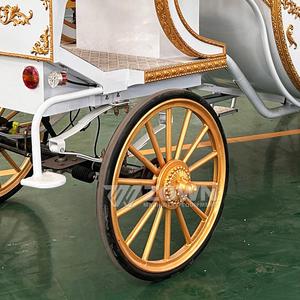 Carruaje de Caballos Eléctrico Real de Platino Personalizado para Bodas, para Turismo, Capacidad para 4-6 Personas - Product Image 5