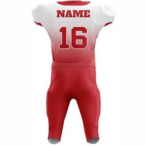 Uniformes de football américain personnalisés respirants en gros, avec impression numérique par sublimation sur sergé, logo couleur personnalisé - Product Image 6