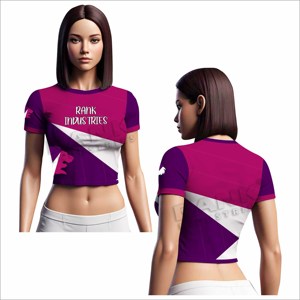 T-shirts courts décontractés pour femmes, personnalisables selon votre propre design, grandes tailles, best-sellers, en vente. - Product Image 4