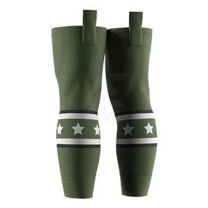 Chaussettes de sport longues pour hommes de luxe, en polyester, respirantes, protectrices, design pour équipes sportives et chaussettes intérieures pour hockey sur gazon - Product Image 4