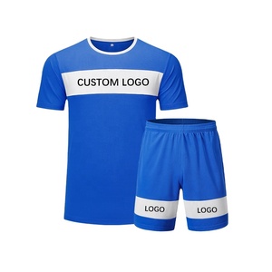 Vente en gros de shorts d'été de couleur unie personnalisés pour hommes et t-shirt à manches courtes pour le fitness ensembles de vêtements d'extérieur pour hommes - Product Image 1