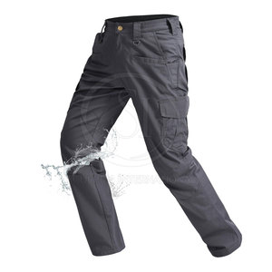 Pantalon cargo pour homme personnalisé, 100% coton, matériau durable et respirant, taille plus, style décontracté à devant plat, service OEM, marque privée - Product Image 1
