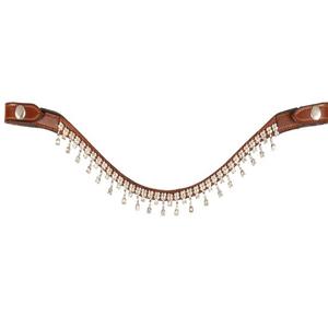 Bandas para cejas de caballo con cuentas de cristal de cuero personalizadas con el mejor diseño, banda para cejas con brida de caballo occidental a precio de fábrica mayorista - Product Image 2