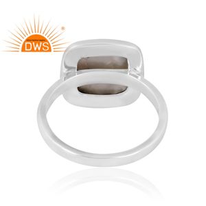 Newly Design Sterling Silver Natural Doublet <b>Mother</b> Of Pearl Stackable Ring Jewelry Manufacturer - Product Image 4