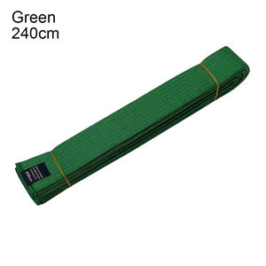 Cinturón de Karate Bordado Personalizado con Nombre y Logotipo, 100% Algodón, Posición del Logotipo Delantero/Trasero para Escuelas de Entrenamiento - Product Image 4