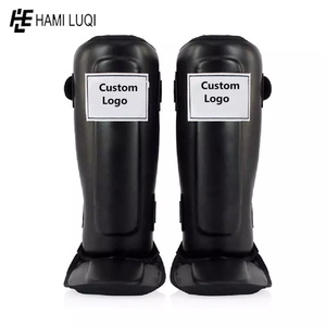 Espinilleras personalizadas Mejor precio Boxeo Protector Cómodo Entrenamiento Espinilleras Cuero Premium de alta calidad - Product Image 6
