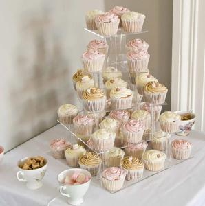 แท่นวางเค้กอะคริลิคหรูหรา2025สำหรับโชว์เค้กที่มีสไตล์สำหรับงานเฉลิมฉลองหรือโอกาสพิเศษ - Product Image 1