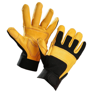 Heavy Duty Leather Mechanic Gloves Professional Fire-<b>Proof</b> and for Work Manufactured Gloves - Product Image 6