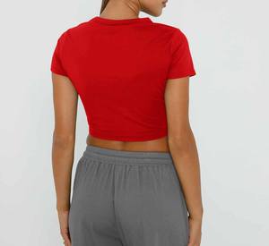 เสื้อครอปท็อปสำหรับผู้หญิง สำหรับออกกำลังกาย ฟิตเนส เวิร์คเอาท์ ฝึกซ้อม โยคะ ยิม และกิจกรรมกีฬา - Product Image 5