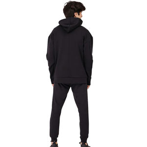 เสื้อฮู้ดดี้ผ้าคอตตอนเนื้อนุ่มพิเศษ ทรงโอเวอร์ไซส์ สั่งทำได้ สีอ่อน สำหรับผู้ชาย สินค้าขายดี - Product Image 2