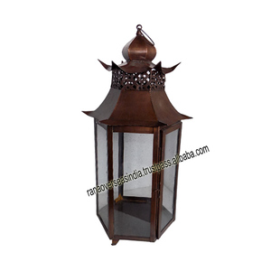 Best Quality Wholesale Iron and Glaas Candle Lanterns for Christmas Events Party Diwali Decoration - Product Image 3