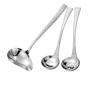 Cuchara con acabado plateado de nuevo estilo, tenedor, herramienta para servir, vajilla, cuchara de café de Metal, tenedor, accesorios de mesa - Product Image 4