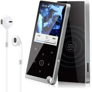 Lecteur de musique portable MP3 MP4 Support électronique d'enregistrement de livres 64GB Multifonction extensible avec radio FM pour les voyages