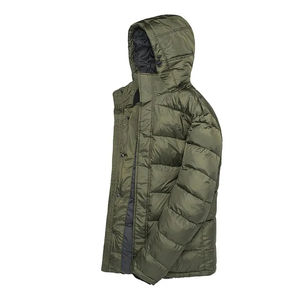 Venta caliente chaqueta acolchada de moda con capucha cálida personalizada de los hombres ligeros OEM ODM moda Premium chaquetas de gran tamaño para hombres - Product Image 2