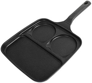กระทะเหล็กทอดไข่3ฟองมีด้ามจับไม้ส่งตรงจากโรงงาน - Product Image 2