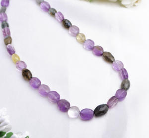 พลอยอเมทิสต์หลากสีธรรมชาติ 139.30 กะรัต พลอยอเมทิสต์แฟนซีหลากสีธรรมชาติ สำหรับทำเครื่องประดับชั้นดี สร้อยคอพลอย - Product Image 3