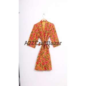 Chaqueta Kimono Kantha Hecha a Mano, Suave, Elegante y Lujosa, 100% Algodón, Corta, para Primavera, Invierno, Fiestas, para Mujer - Product Image 5