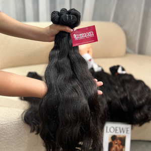 ผมคนจากเวียดนามผมดิบแบบลอนธรรมชาติผมคนแท้100% เวียดนาม - Product Image 1