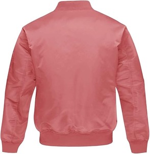 2025 haute qualité hiver col montant coupe-vent personnalisable Logo poche zippée Bomber veste pour hommes femmes Streetwear mode - Product Image 2
