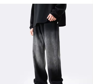 Modern <b>Men</b>’s Baggy Denim Pants Premium Streetwear Collection Oversized Loose Fit <b>Wide</b> <b>Leg</b> <b>Jeans</b> Durable - Product Image 1