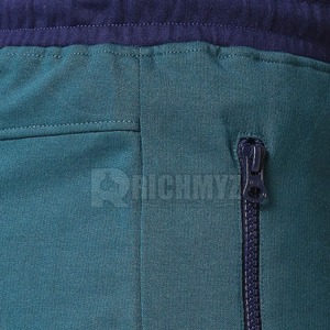 กางเกงขาสั้นผู้ชาย แห้งเร็ว ระบายอากาศดี สไตล์ลำลอง ผ้าฝ้ายฟลีซคุณภาพพรีเมียม แฟชั่นทันสมัย สีตัดกัน ออกแบบเองได้ - Product Image 5