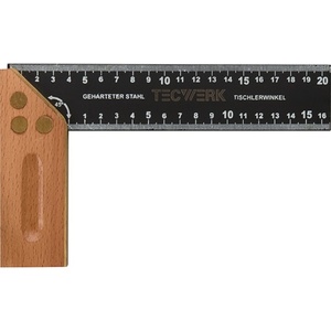 Escuadra de Carpintero 400mm X 200mm TECWERK Herramienta de Medición y Calibración - Product Image 1