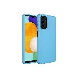 Coque de luxe Promax pour Samsung Galaxy A04 Luna, en silicone bleu Sierra, avec cadre métallique électroplaqué, nouvelle coque spéciale - Product Image 1