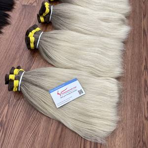 Envío rápido Colores personalizables Extensiones de cabello a granel de longitud corta Precios al por mayor de la fábrica vietnamita - Product Image 3