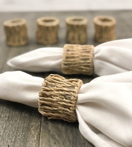 ห่วงรัดผ้าเช็ดปากหวายวินเทจสำหรับโต๊ะรับประทานอาหารที่บ้านและตกแต่งโต๊ะคาเฟ่ด้วยงานแฮนด์เมดแนวชนบทจากอินเดีย - Product Image 6