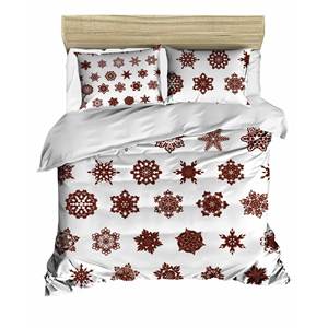 Parure de lit de Noël classique et festive 200x220cm en coton Ranforce, impression numérique double pour usage domestique - Product Image 2