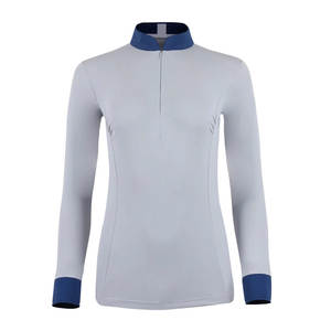Chemises de course personnalisées pour femmes, manches longues, hauts d'équitation, vêtements d'équitation en gros, imprimés, jodhpurs et culottes - Product Image 3