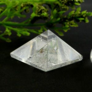 Pirámide de Cristal de Cuarzo Transparente Natural de 20-25 mm, Piedra Curativa para Amplificar la Energía y la Claridad - Product Image 2