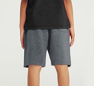 LOW MOQ Wholesale Custom <b>Men's</b> Vintage Washed Acid Wash Sweat <b>Shorts</b> Workout Outdoor Wears Summer Casual Faded <b>Short</b> Breathable - Product Image 2