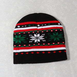 Gorro de Punto Familiar a Juego para Navidad, Gorro de Invierno Cálido para Madre e Hijo, Estilo Familiar, Gorro de Santa Claus de Ganchillo - Product Image 4