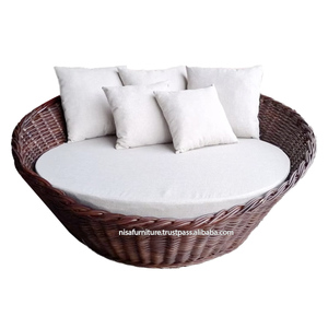 Premium Natural Rattan High Quality Modern Eco Seating For Living Room, Resort & Hotel Lightweight Foam Egg <b>Chair</b> <b>Hand</b> Woven - Product Image 2