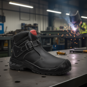 Chaussures de sécurité Carl II Bottes de soudage Taille 40 Noir Certifiées EN ISO 20345:2022 - Product Image 3
