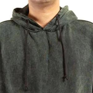 Ensemble survêtement oversize en coton épais personnalisé, lavage à l'acide, coupe ample, pantalon de survêtement évasé et sweat à capuche, vente chaude - Product Image 5