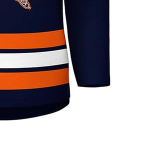 เสื้อเจอร์ซีย์เล่นฮ็อกกี้น้ำแข็งยืดหยุ่นได้ผ้าเจอร์ซี่เสริมไหล่น้ำหนักเบาเสื้อผ้ากีฬาของทีมออกแบบโลโก้ได้ตามต้องการ - Product Image 5