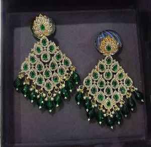 Traditional and Fashionable Latest Designer Indian Wholesale Jewelry of <b>Jhumka</b> Kundan <b>Earring</b> for Women Stylish <b>Earring</b> Jewlery - Product Image 2
