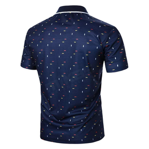 Camiseta 100% de algodón para hombre, Polo estampado por sublimación - Product Image 6