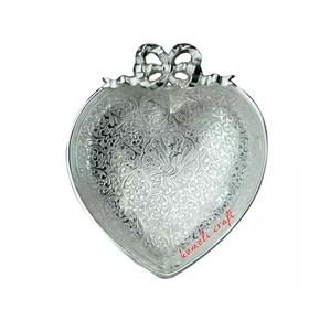 Cuencos chapados en plata con forma de corazón de pavo real para invitados, regalo de boda indio, la mejor calidad, precio al por mayor - Product Image 1