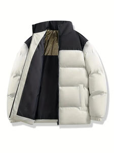 Chaqueta bomber de cuero personalizada directa de fábrica para hombre, transpirable e impermeable, estilo Hip Hop para invierno, precio al por mayor - Product Image 4