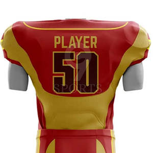 ชุดเสื้อเจอร์ซีย์ซับเหงื่อและกางเกงผ้ายืดระบายอากาศได้ดีสำหรับทีมอเมริกันฟุตบอล - Product Image 6