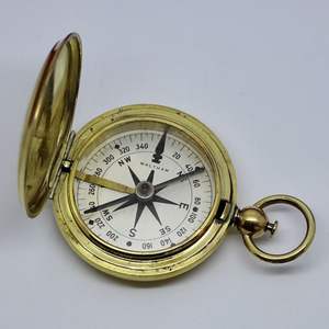 Premium Brass Nautical <b>Compass</b> Built For Accuracy Collectors <b>Navigation</b> Enthusiasts Desk Decor Home Office Study Display - Product Image 6