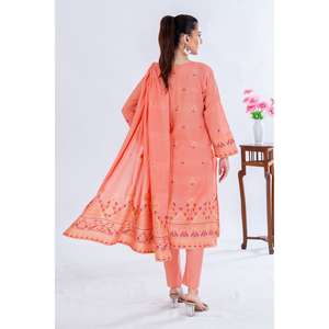 Conjunto de Traje de 3 Piezas para Mujer, Color Rosa, Jacquard, Sin Costuras, Atuendo Moderno - Product Image 2