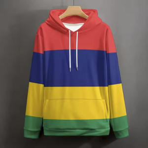 Venta al por mayor personalizado de alta calidad de los hombres activos sudaderas con capucha camisas de manga larga sudaderas Casual entrenamiento pulóver con capucha - Product Image 4