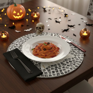 Manteles Individuales Redondos de Concha de Capiz al por Mayor, Manteles Individuales Fantasma para Mesa de Comedor, Lujo para Halloween 2026, de Vietnam - Product Image 3