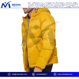 2025 Custom Luxury Designs <b>Men</b> Winter Casual Puffer <b>Jackets</b> Warm Stylish <b>Lightweight</b> Down Puffer <b>Jacket</b> for <b>Men</b> - Product Image 3